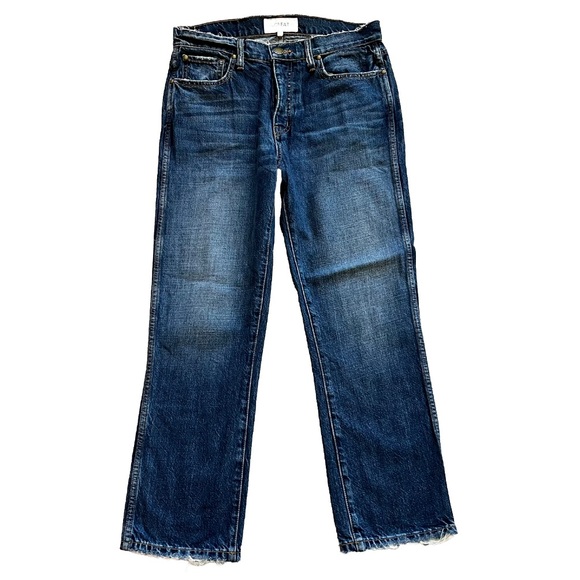 The GREAT The Gent Button Fly Cropped Jeans Size 25 Trendy Stylish Effortless - Picture 11 of 11